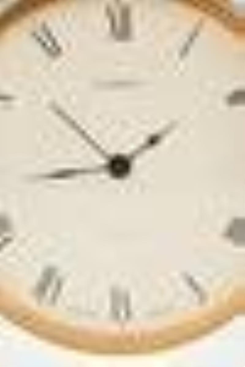 Cartier Neoclassical Style Gilt Bronze Clock