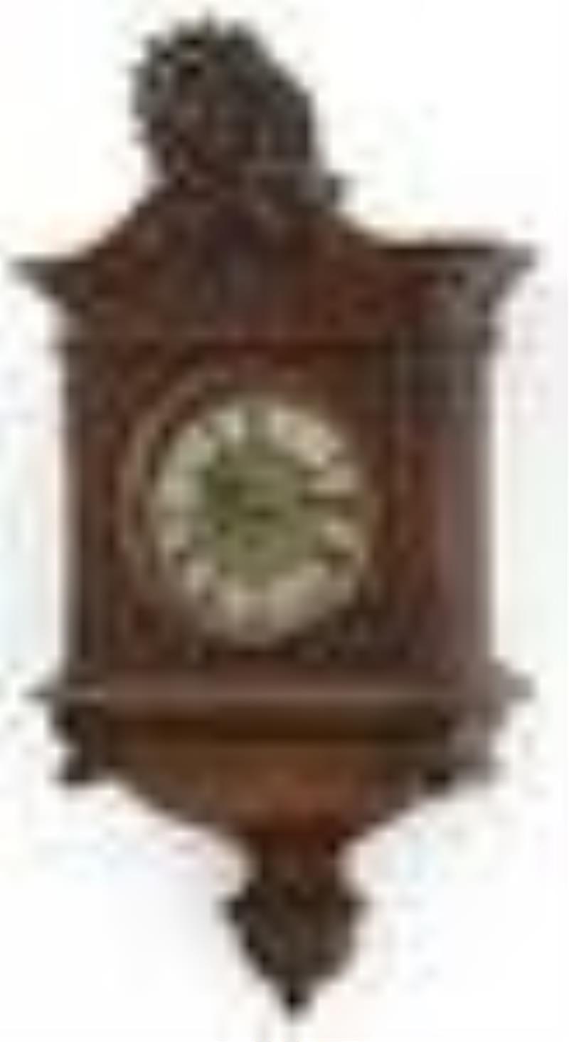 Gustav Becker Mahogany Wall Clock