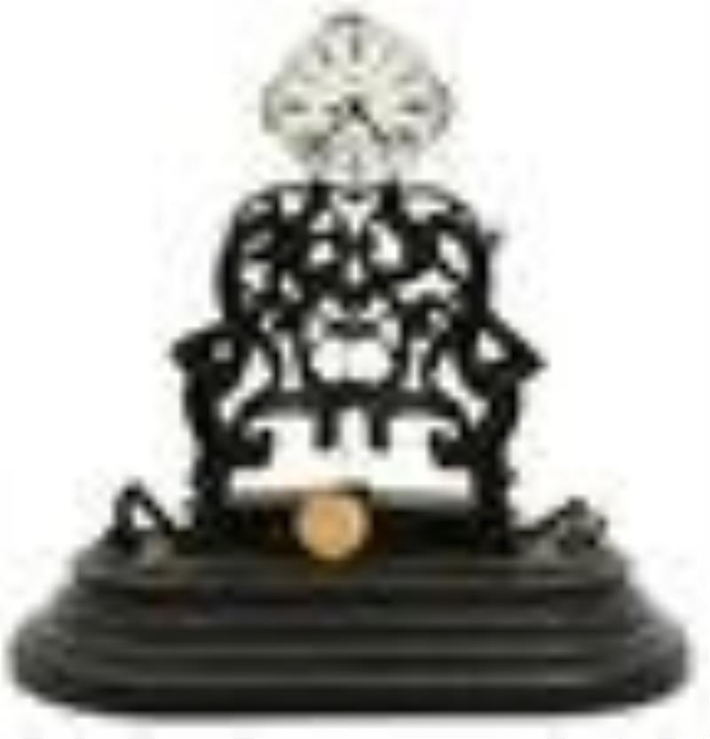 Cast Iron 30-Day Skeleton Clock