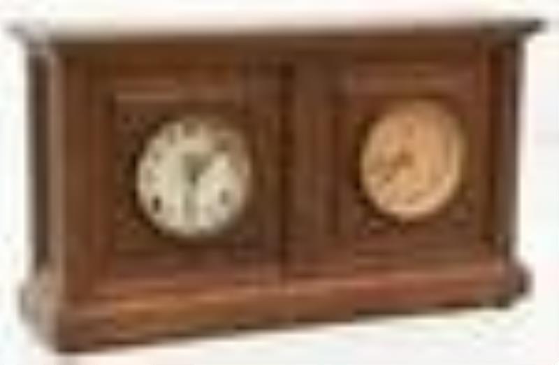 Ingraham Calendar Mantel Clock