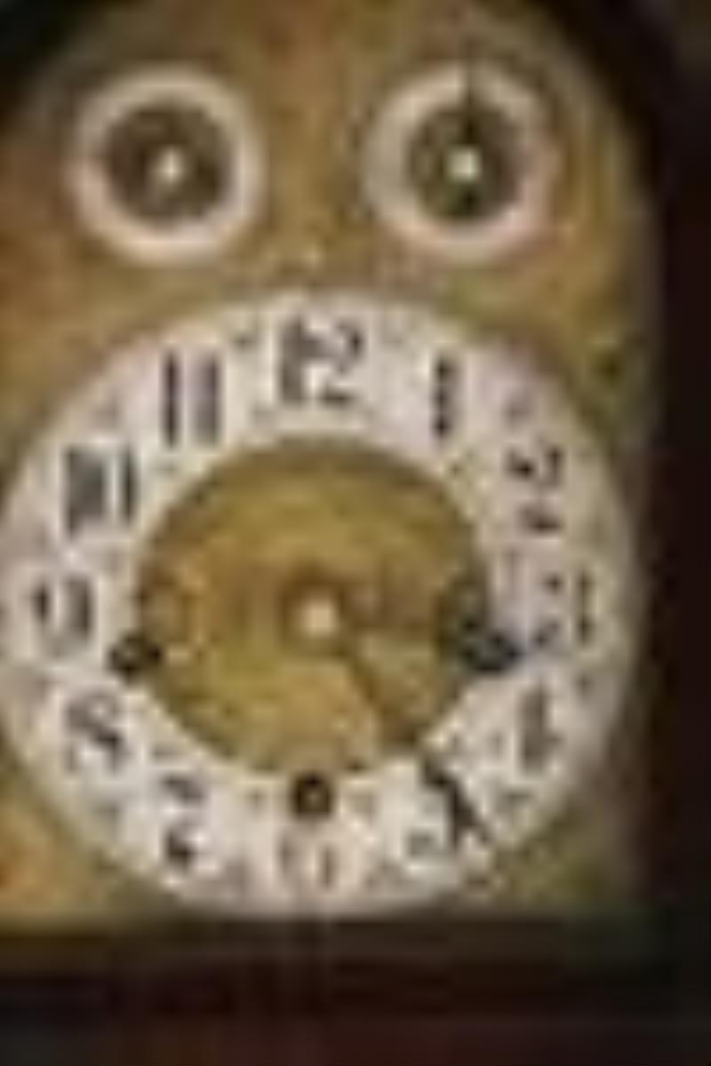 German Mahogany Bracket Clock