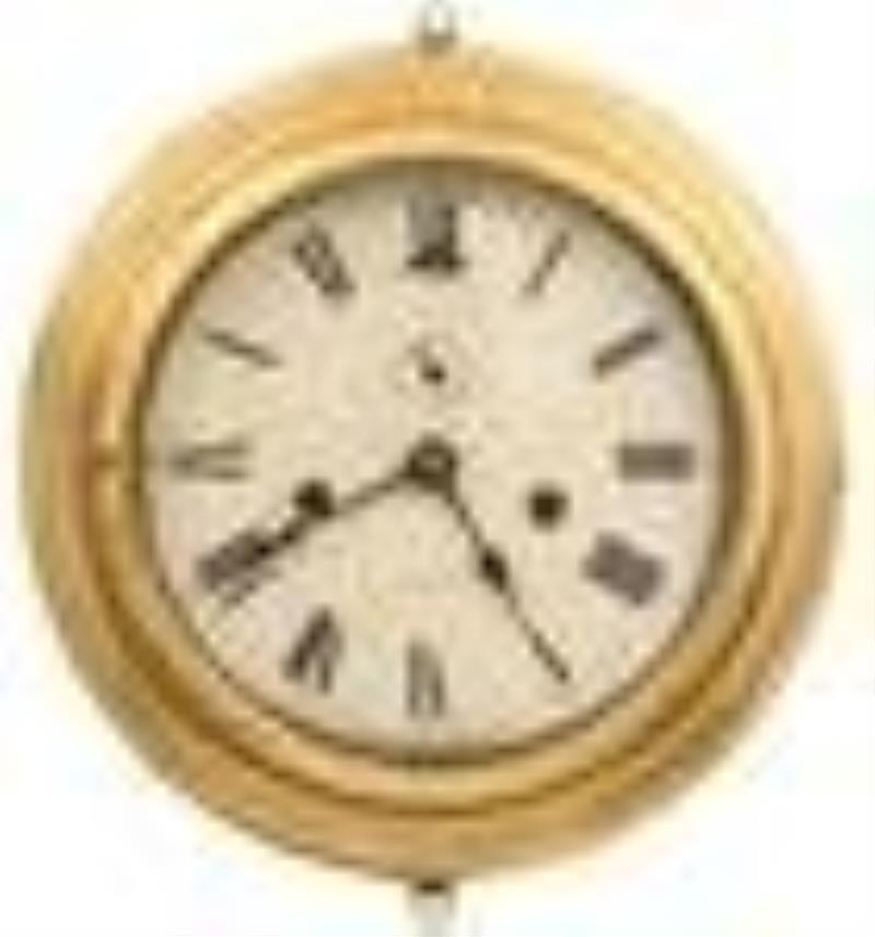 Seth Thomas Banner Lever Wall Clock