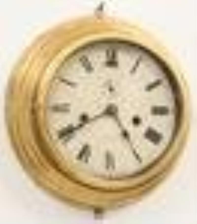 Seth Thomas Banner Lever Wall Clock
