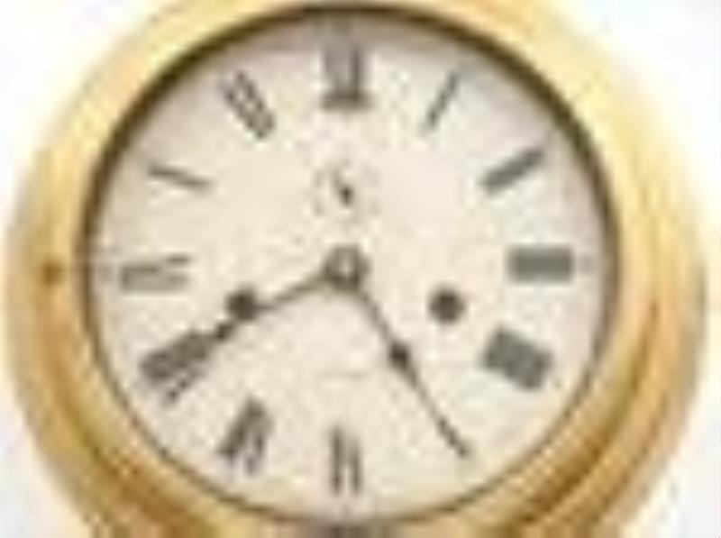 Seth Thomas Banner Lever Wall Clock