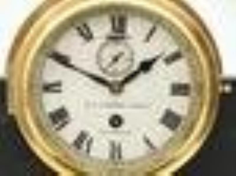 English Brass Ship's Clock by B.C. Cousins & Son Ltd