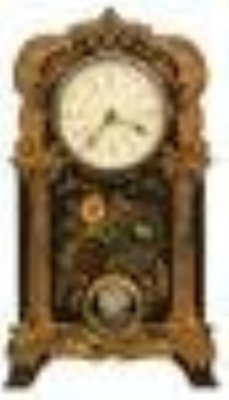 Daniel Pratt & Sons 8-Day Iron Front Clock