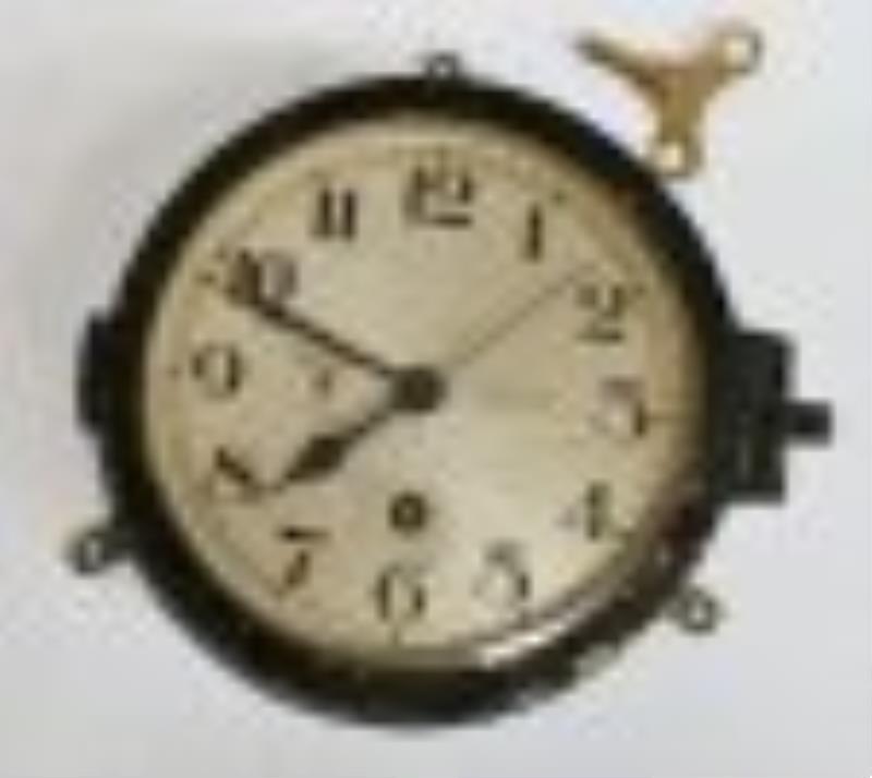 Heavy German Navy SS Bremen WWII Souvenir Ship Clock