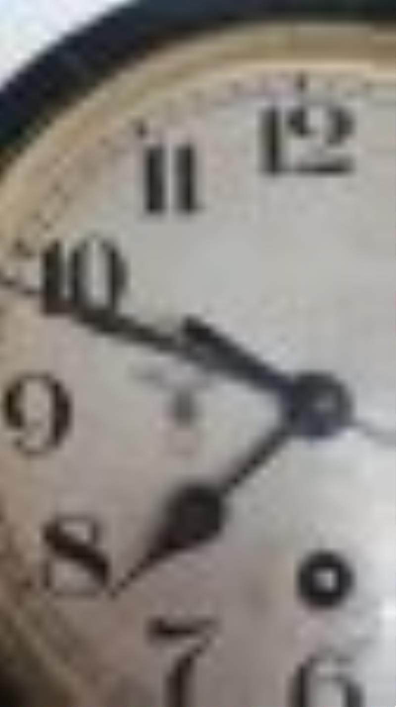 Heavy German Navy SS Bremen WWII Souvenir Ship Clock