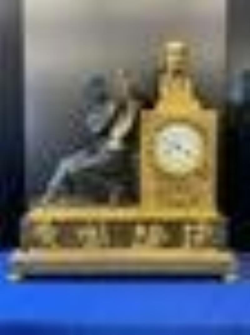 Large Louis Philippe Lesieur Clock