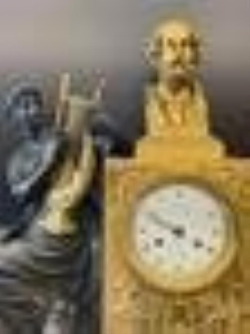 Large Louis Philippe Lesieur Clock