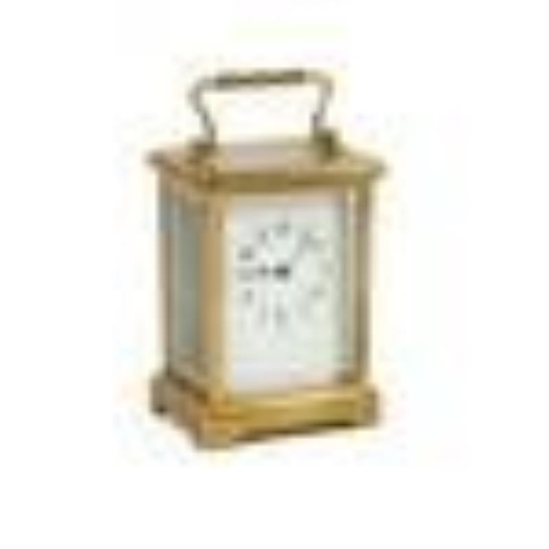 Tiffany and Co. France Brass and Glass Carriage Clock