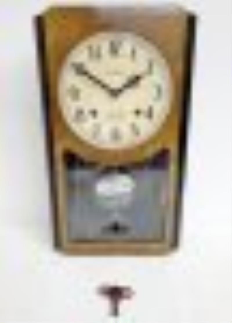 Seikosha Japanese 14 Day Chiming Pendulum Wall Clock