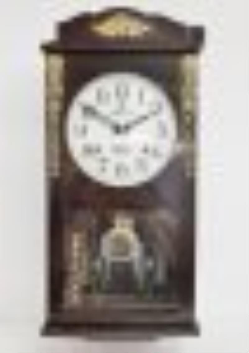 Japanese Super Deluxe Eikeisha Chiming Pendulum Clock