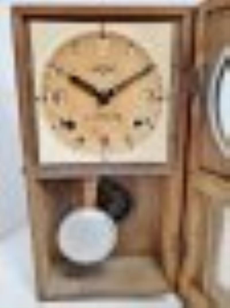 Meiko Art Deco Japanese Pendulum Wall Clock