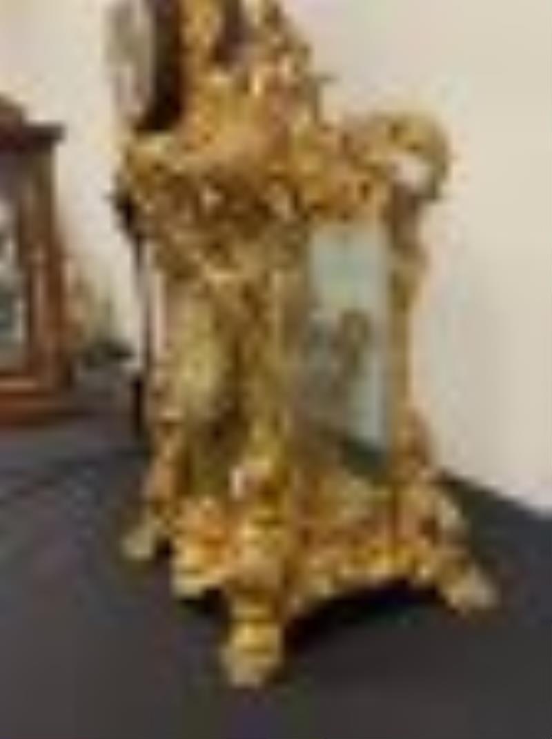Fine Ansonia Gilt Bronze Shelf Clock