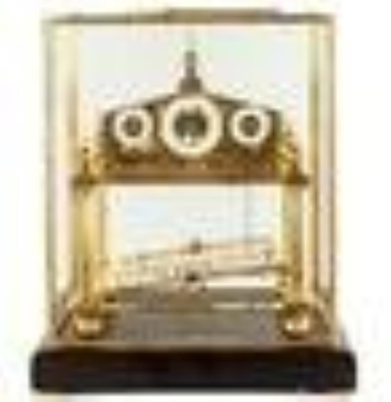 Contemporary Skeleton Rolling Ball Clock