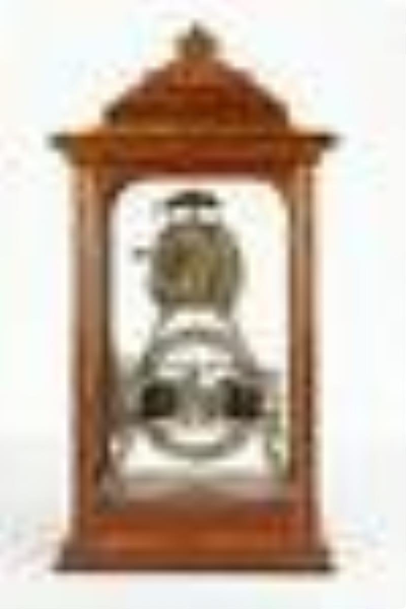 Re-issue Ithaca Boxed Skeleton Calendar Clock