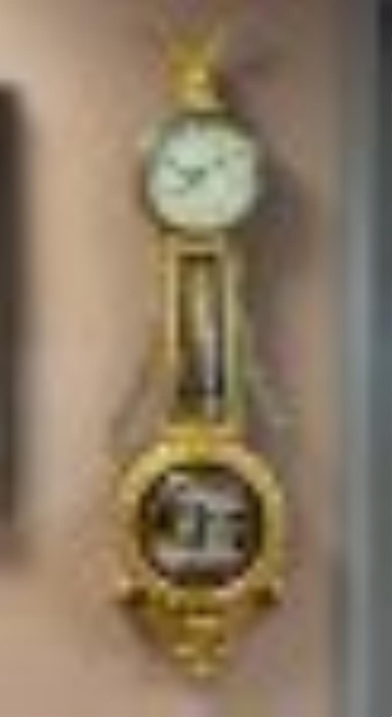 Elmer O. Stennes Girandole Banjo Clock