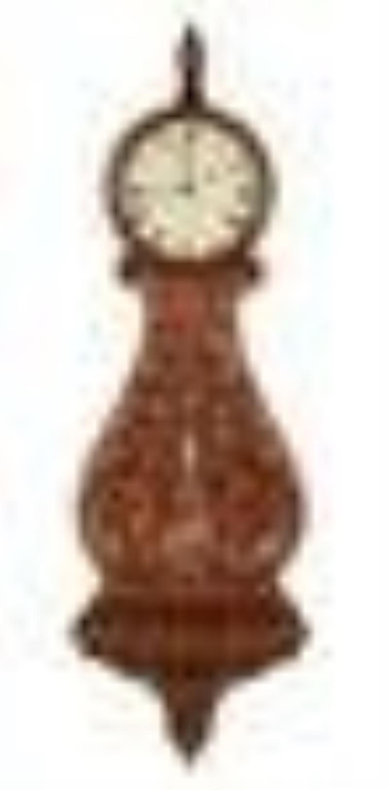Sawin and Dyer, Boston, Lyre Clock