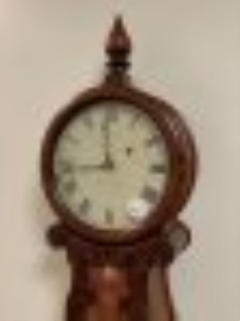 Sawin and Dyer, Boston, Lyre Clock