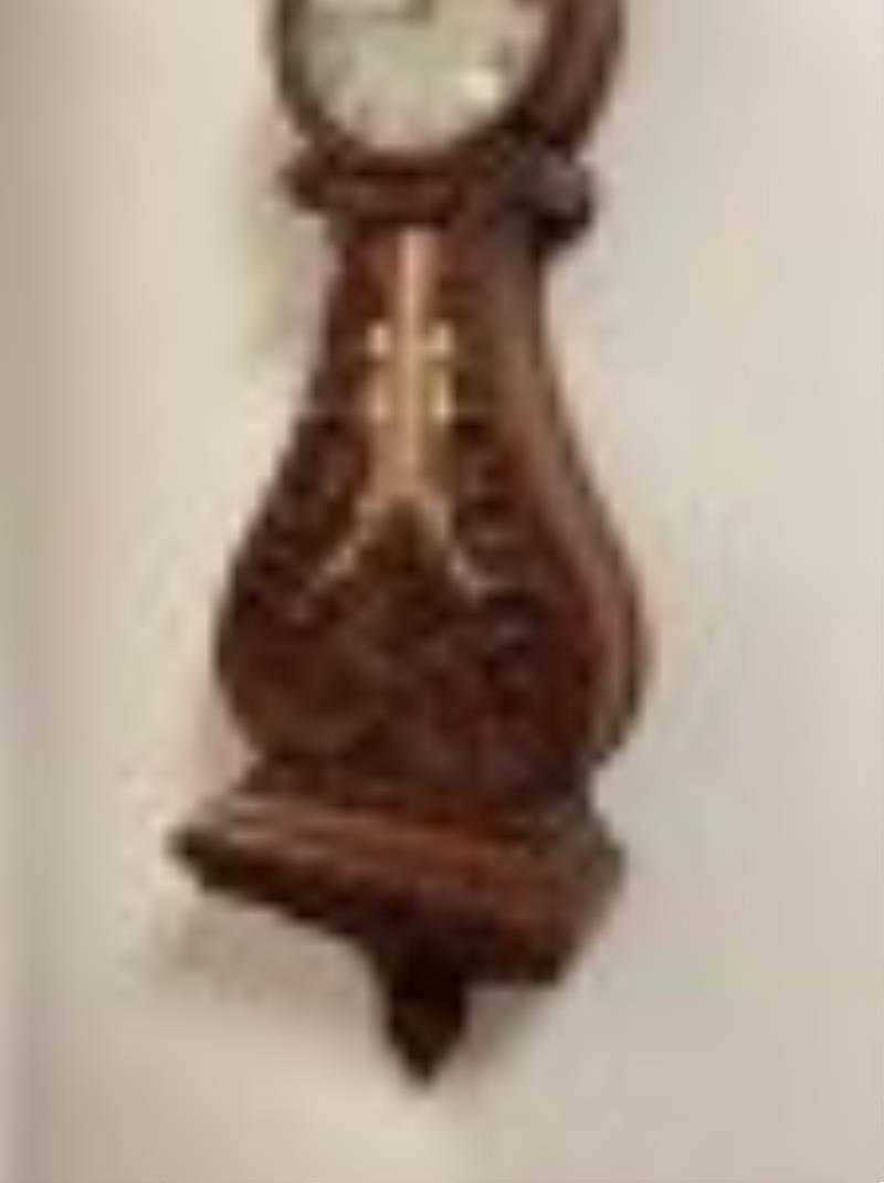 Sawin and Dyer, Boston, Lyre Clock