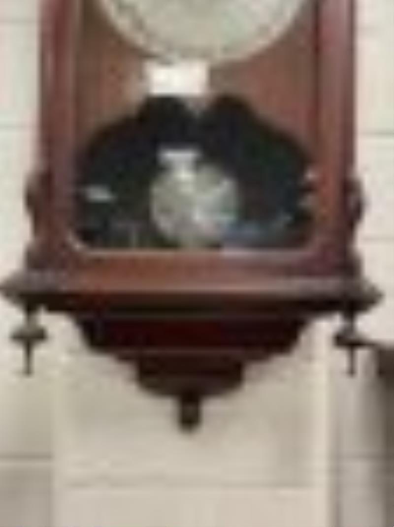 Ithaca #2 Regulator Calendar Clock
