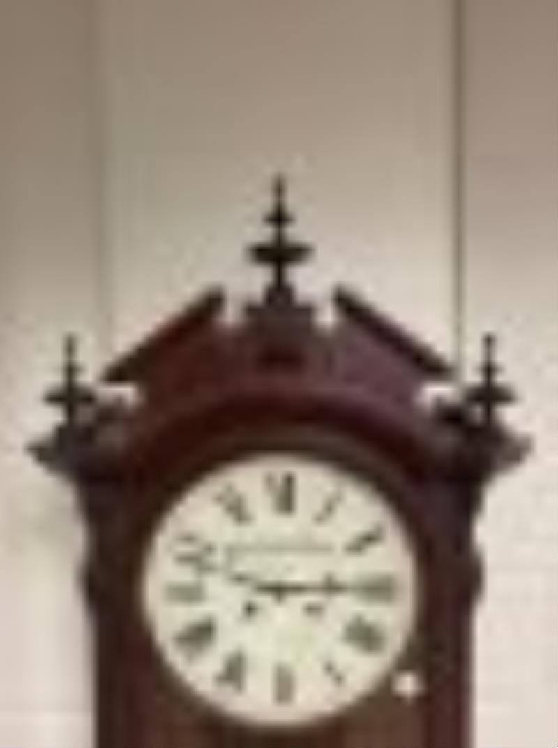 Ithaca #2 Regulator Calendar Clock