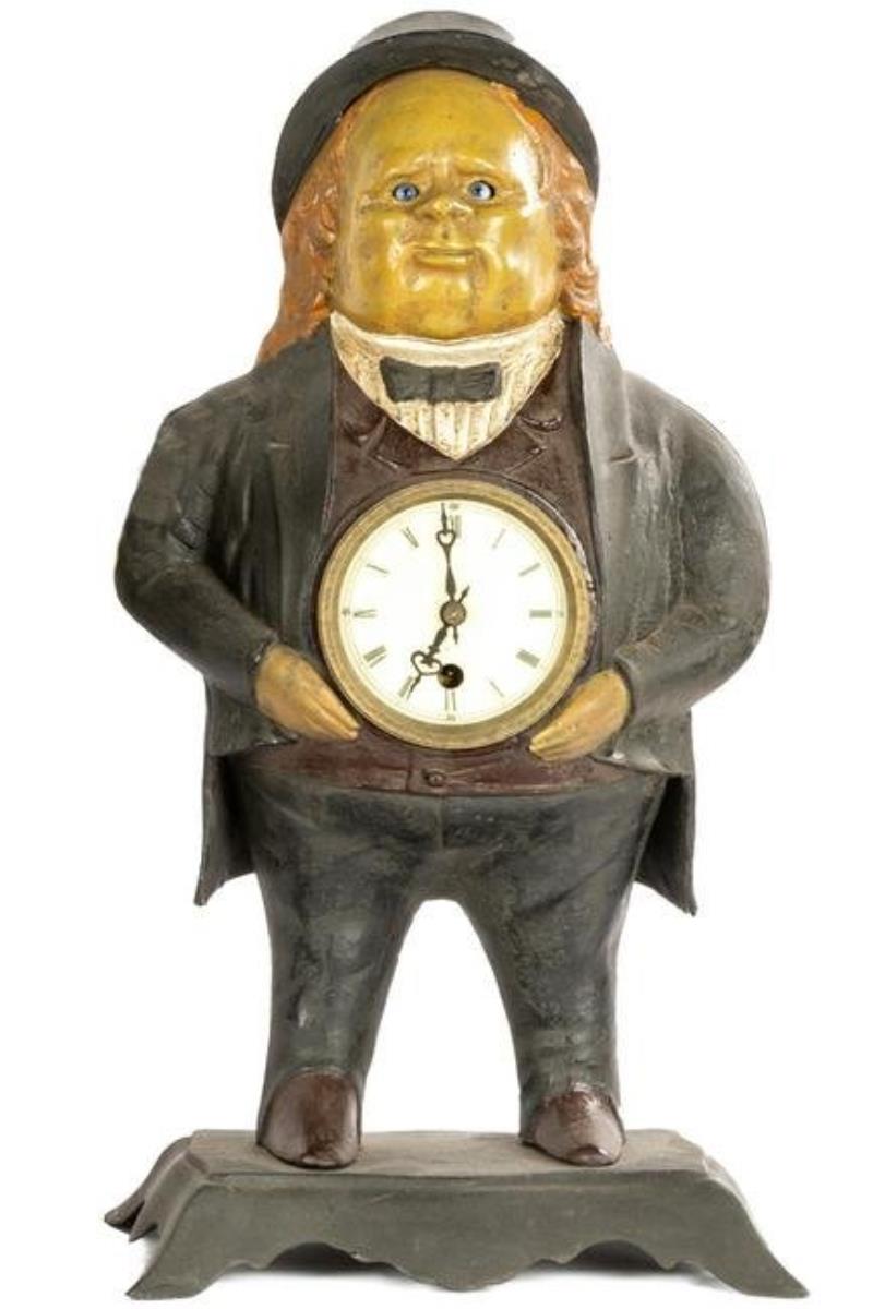 Bradley and Hubbard "John Bull" Blinking Eye Clock