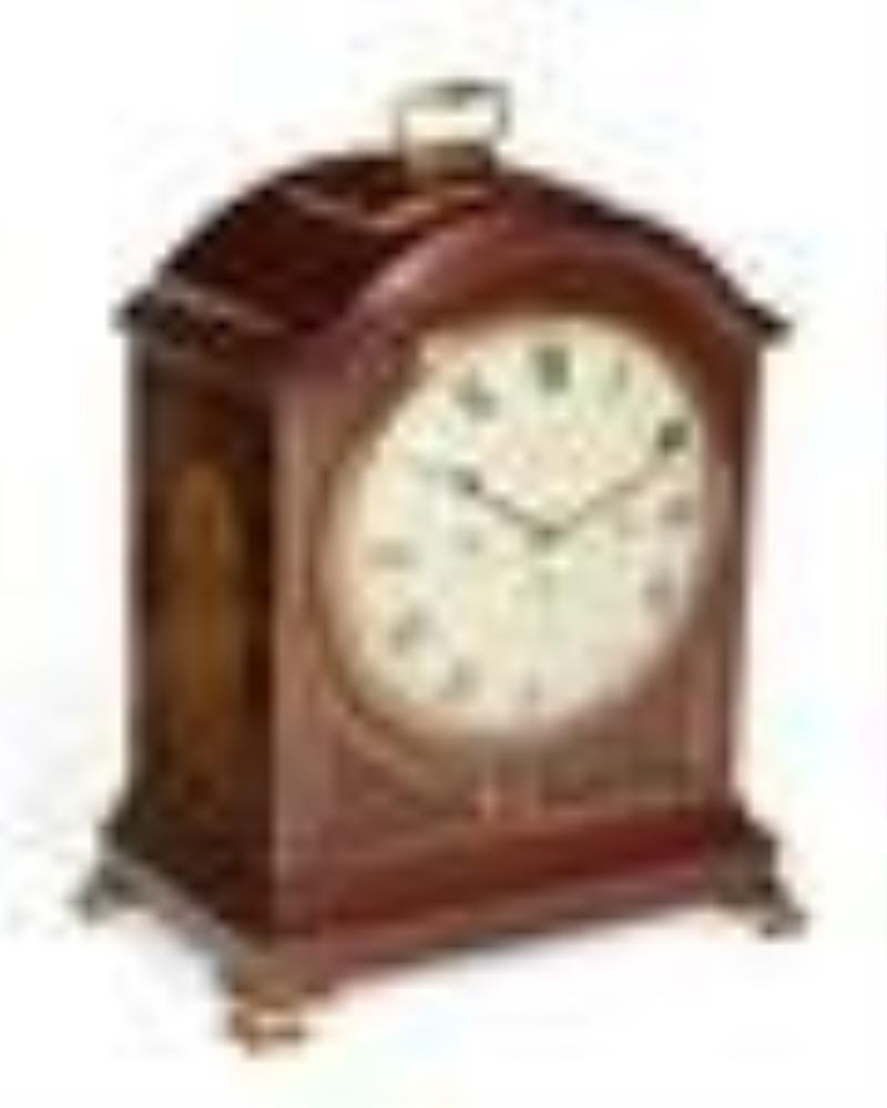 A George III style quarter chiming bracket clock