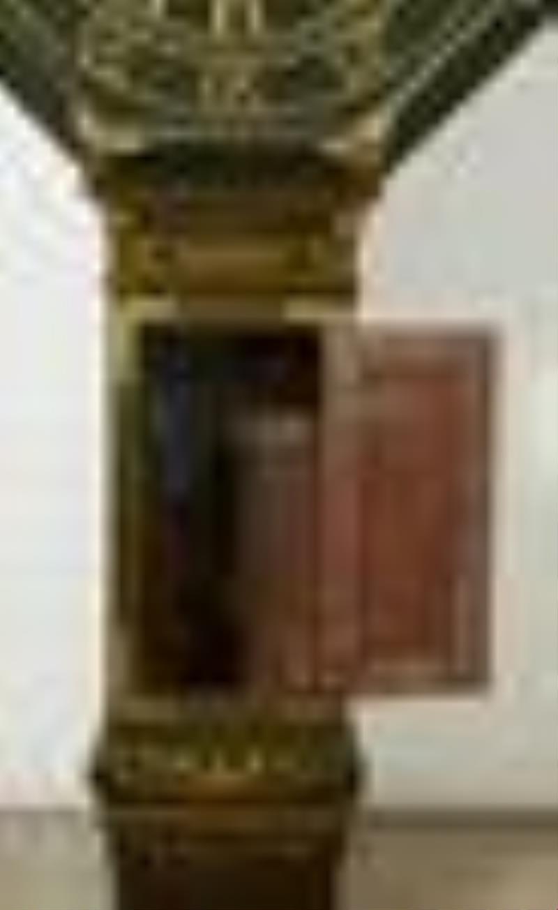 A George III Chinoiserie decorated tavern clock