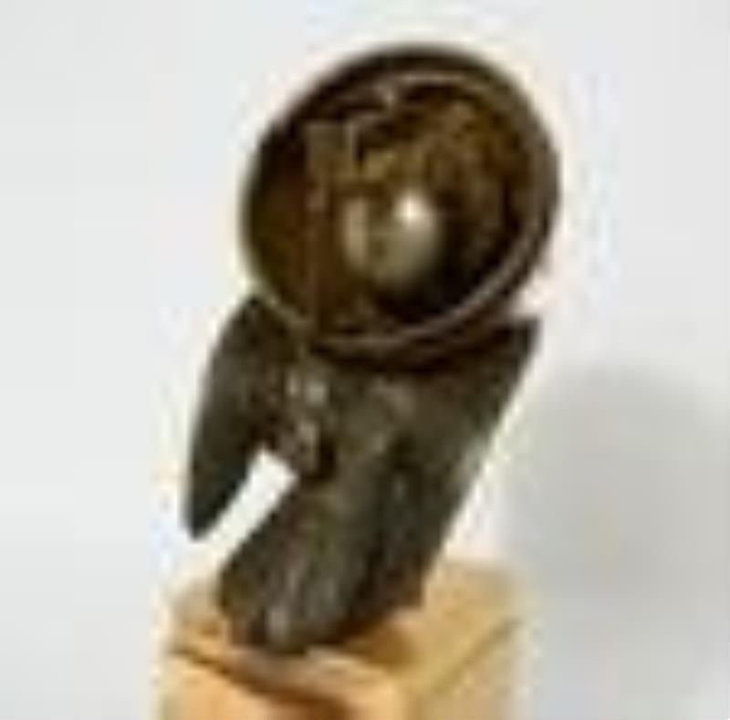 A Charles X bronze spherical zodiac clock