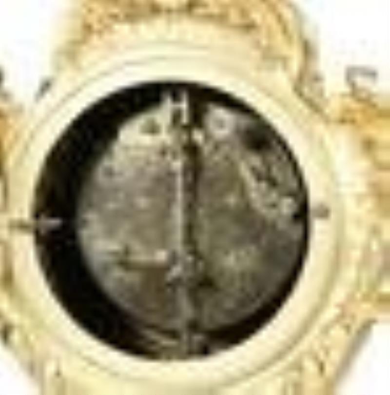 A Louis XV style bronze boar form clock, Le Roy