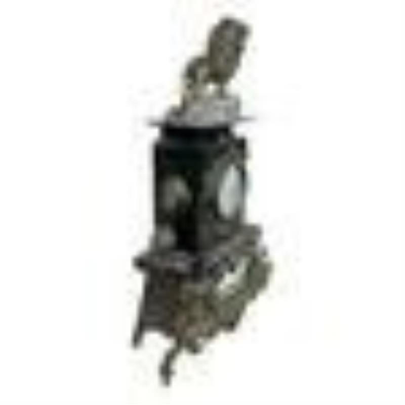 Antique Continental Lion Motif Onyx Case Clock