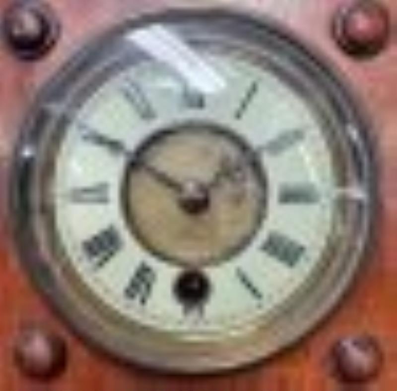 Small Scale Vienna Style Regulator Wall Clock Barometer