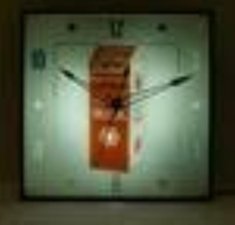 Sealtest Milk Illuminated Advertising Clock