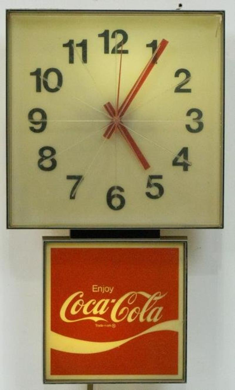 Coca-Cola Illuminating Advertising Clock