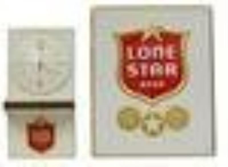 Lone Star Beer Wall Clock and Sign