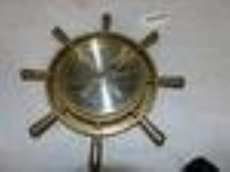 Brass Bell Clock Co. Nautical clock