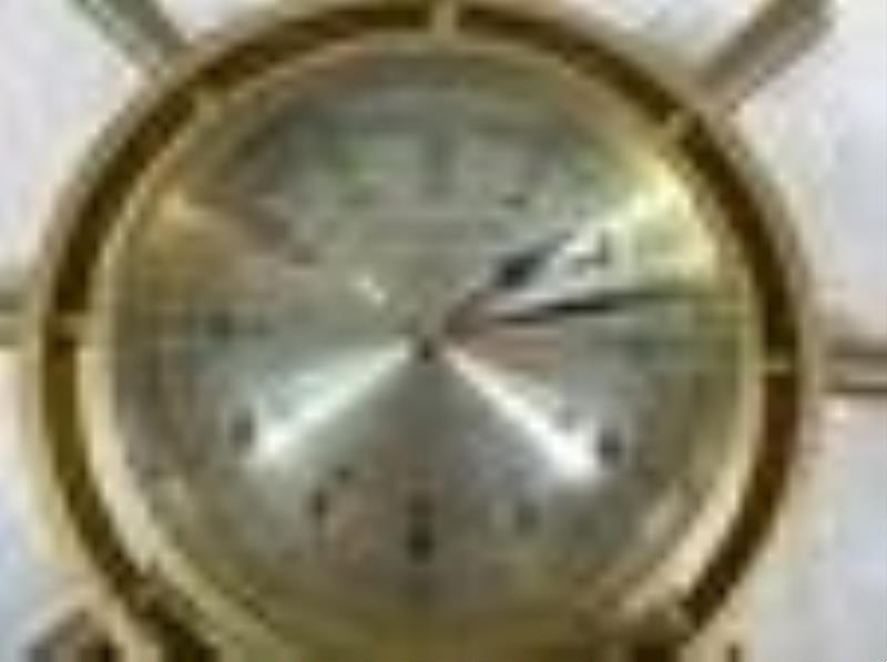 Brass Bell Clock Co. Nautical clock