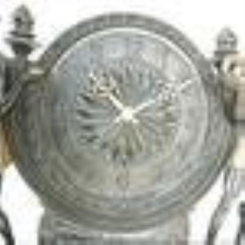 Art Deco Patinated Bronze Mantel Clock