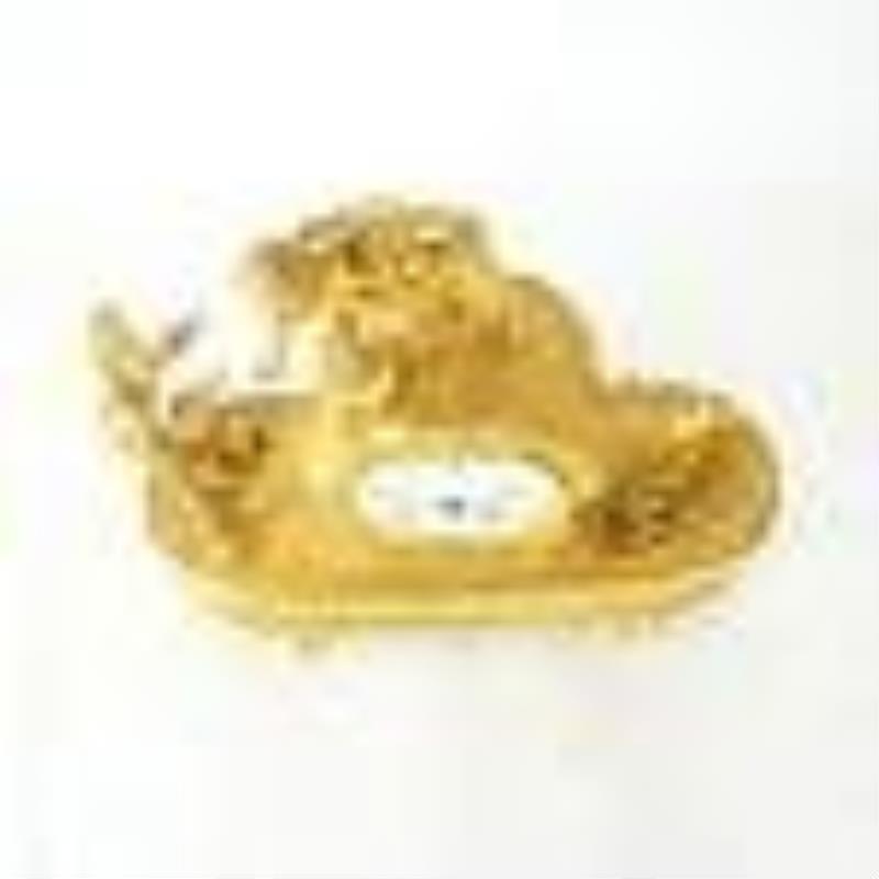 French Neoclassical Gilt Bronze Mantle Clock