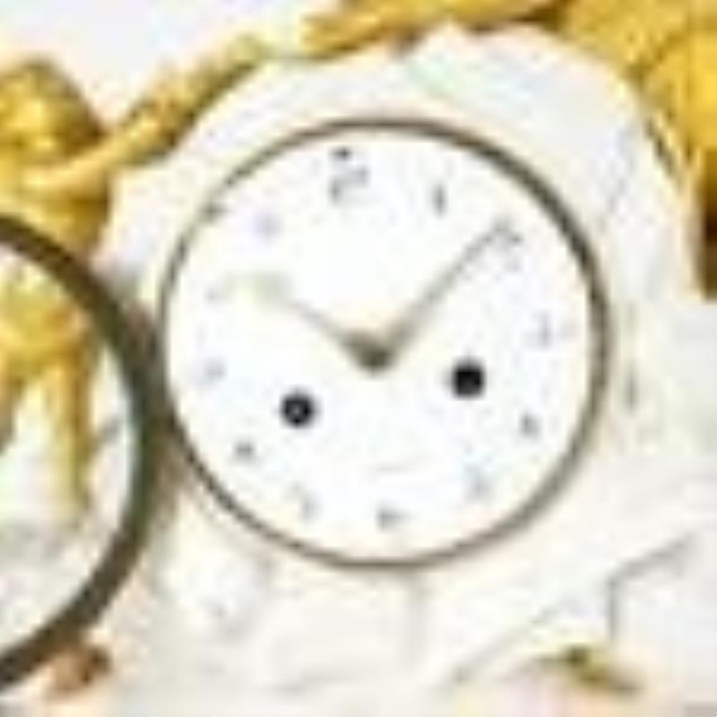 19th C. French Gilt Bronze & Marble Mantel Clock