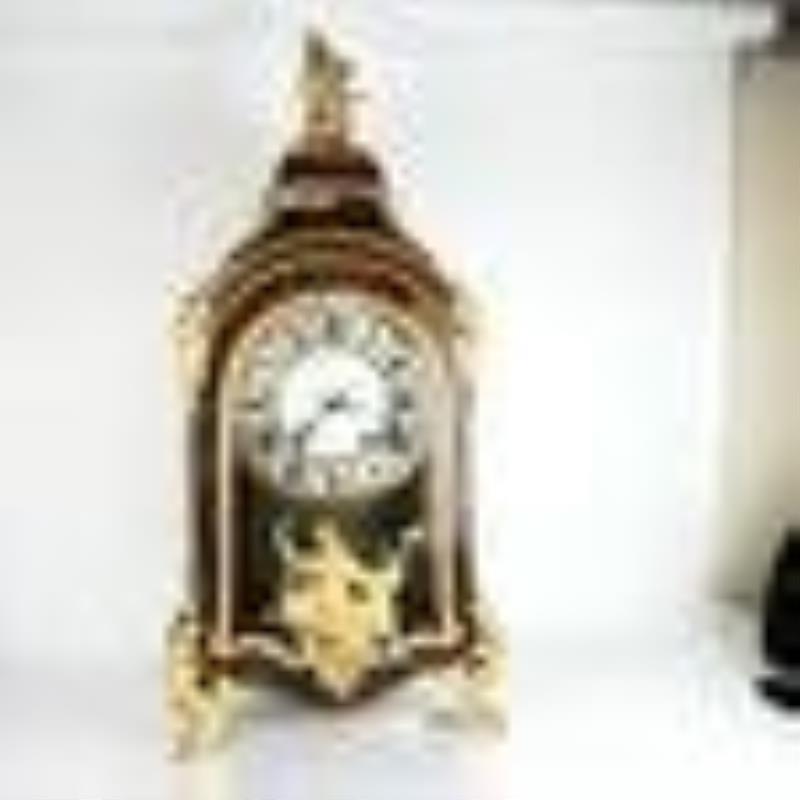 Regence Gilt Bronze & Tortoiseshell Bracket Clock