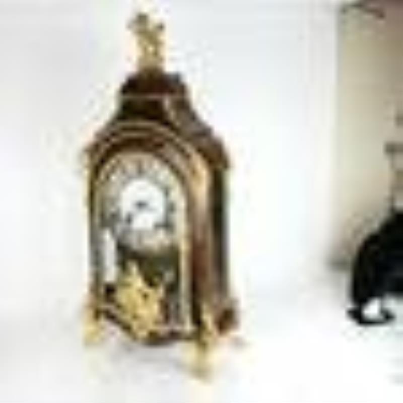 Regence Gilt Bronze & Tortoiseshell Bracket Clock