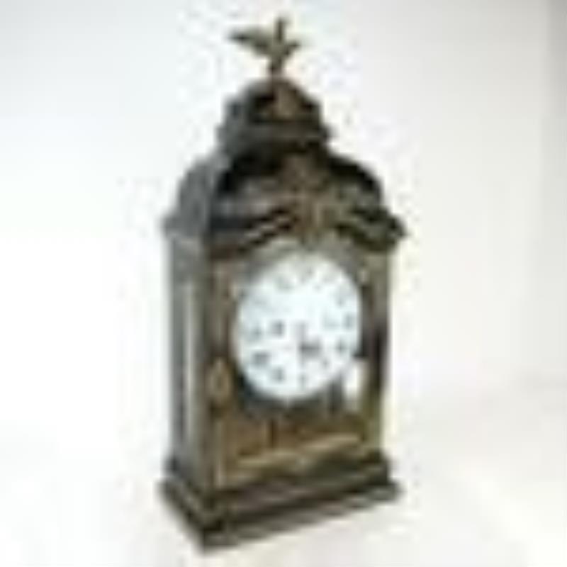Louis Philippe Gilt & Ebonized Bracket Clock