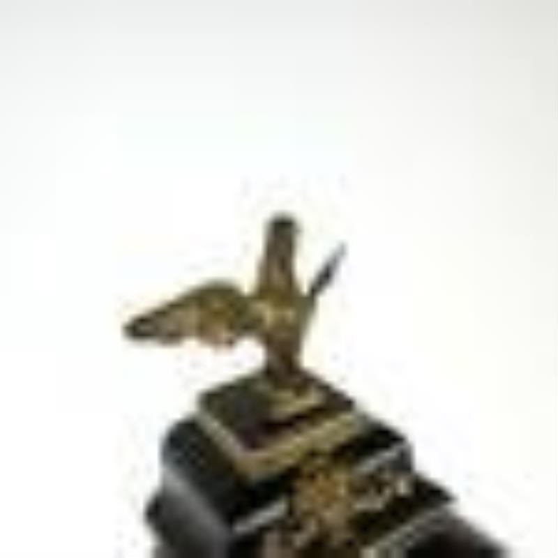 Louis Philippe Gilt & Ebonized Bracket Clock
