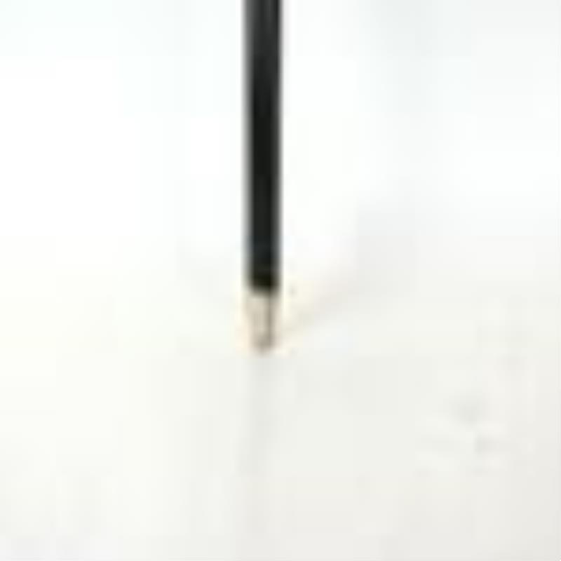 Clock Mounted Ebonized Walking Stick / Cane