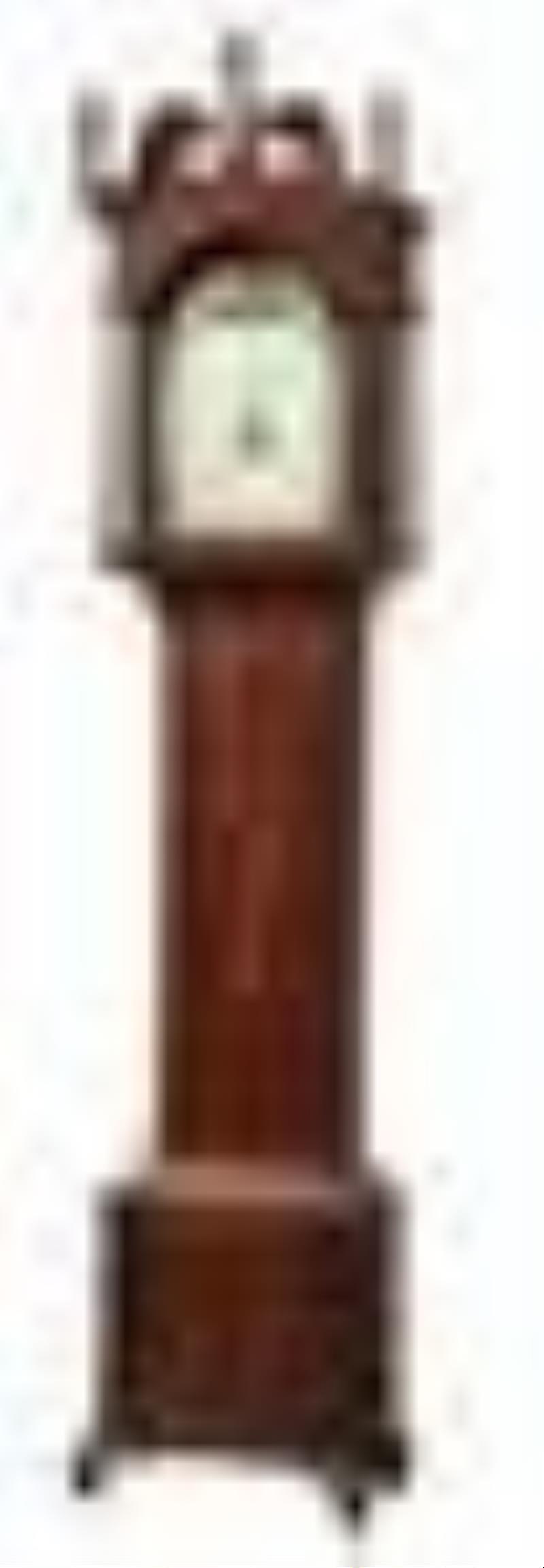 Chippendale Mahogany Tall Case Clock
