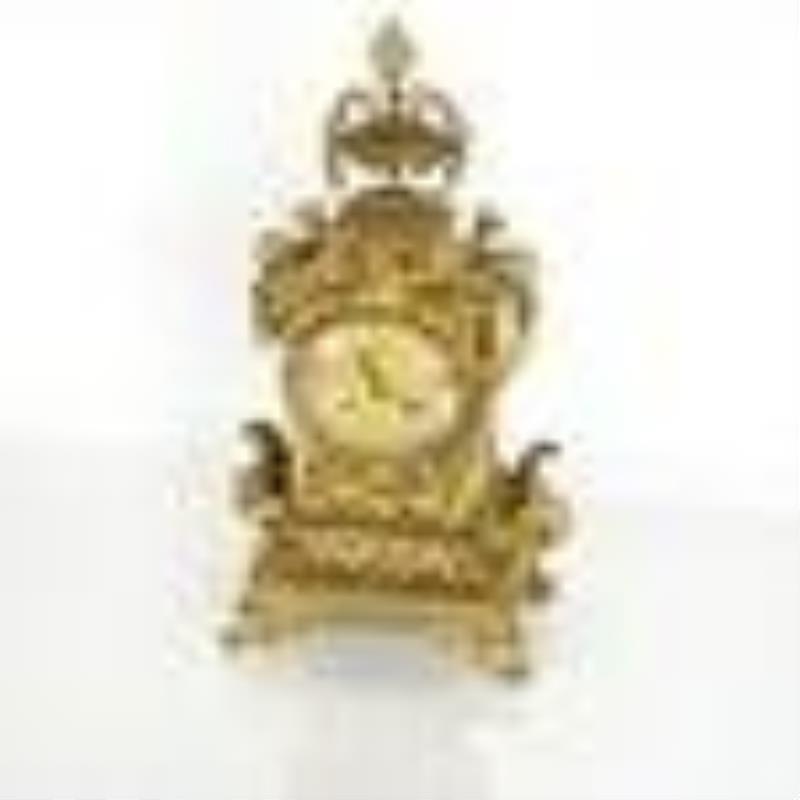 Bronze Dore Mantel Clock