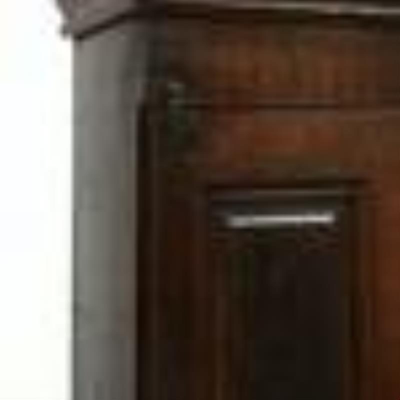 Antique French Painted Pine Tall Case Clock
